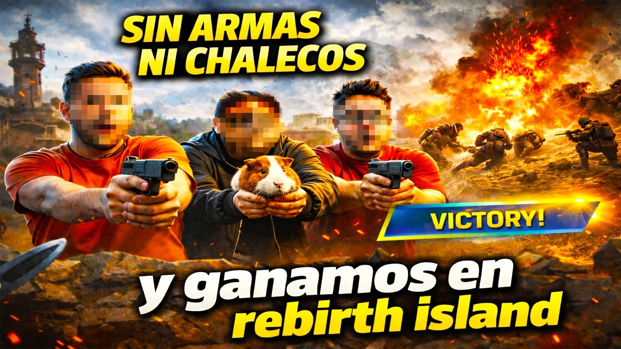 Ganamos SIN CHALECOS ni armas en Rebirth… y eran 4