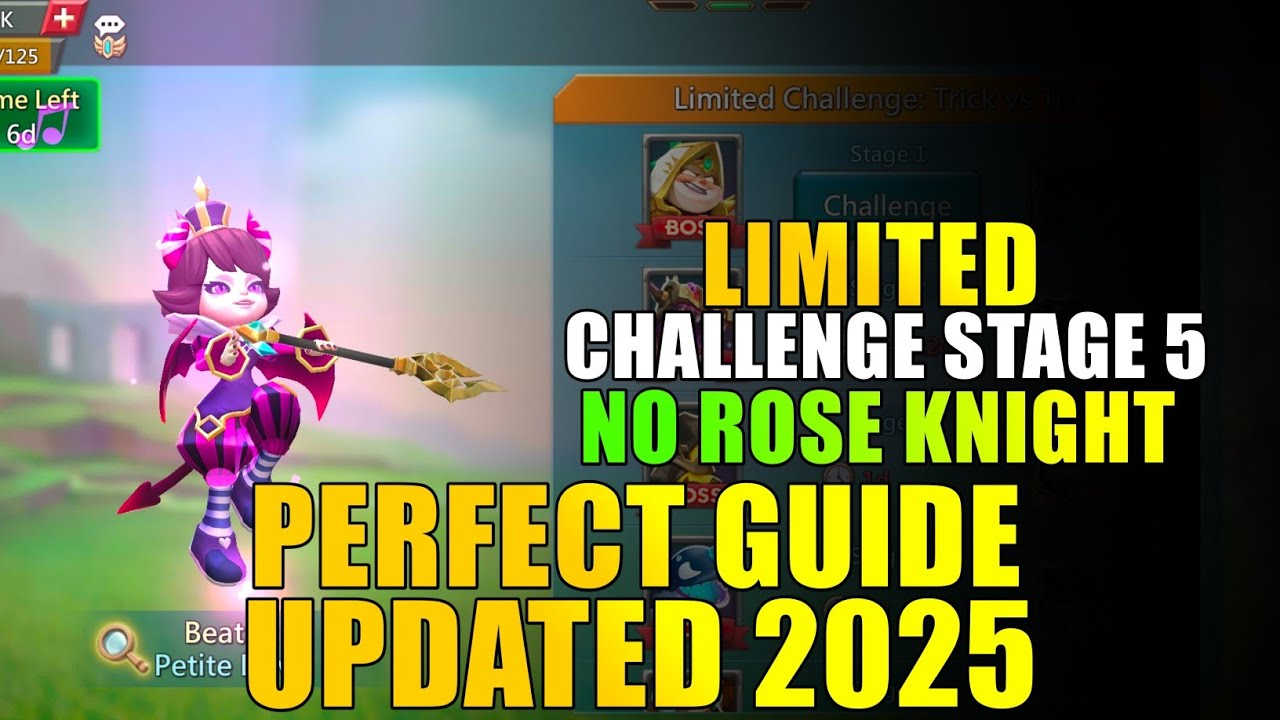 Lords mobile Petite Devil Stage 5 Easiest Guide|Limited challenge Trick vs Trick Stage 5 Best Guide