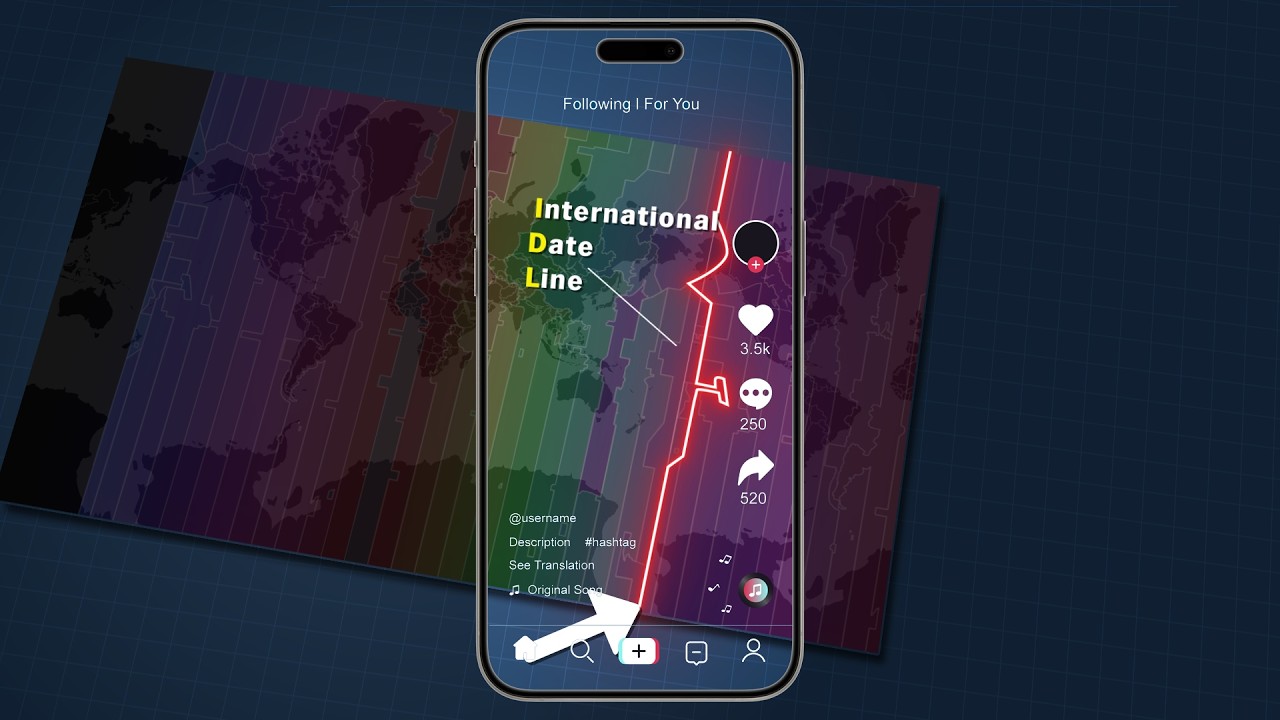 I Recreated a Viral ⁨@GeoGlobeTales⁩  Map Animation About Timezones | Geolayers3