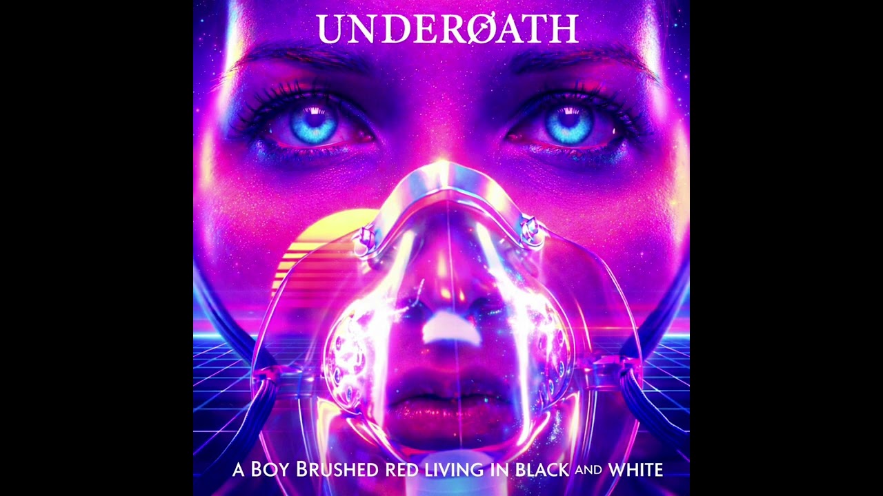 Underoath - A Boy Brushed Red Living in Black and White... but its Synthwave 