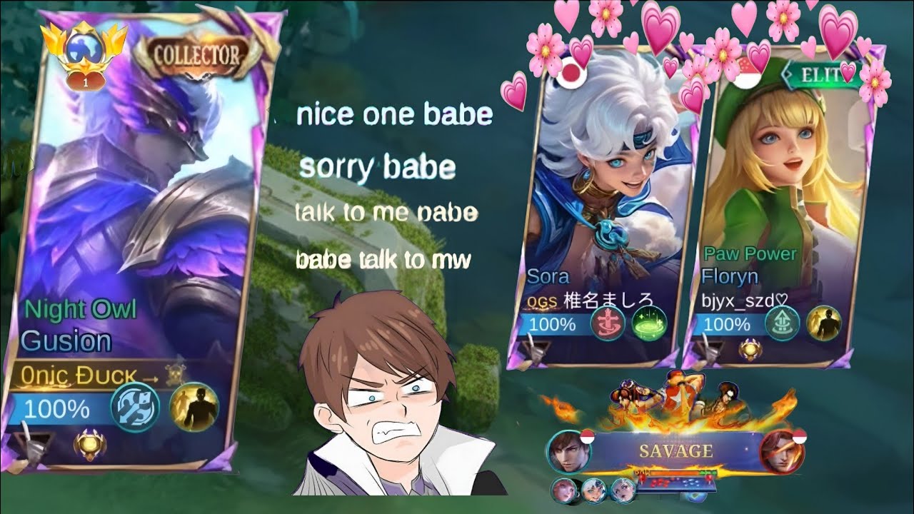 Floryn Called Another Babe 💔 Gusion Couldn’t Take It 😭 | MLBB Funny Moment