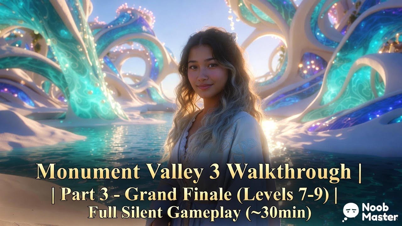 Monument Valley 3 | Part 3 - Advanced Oceans (Levels 7-9) | Full Silent Gameplay (~30min)