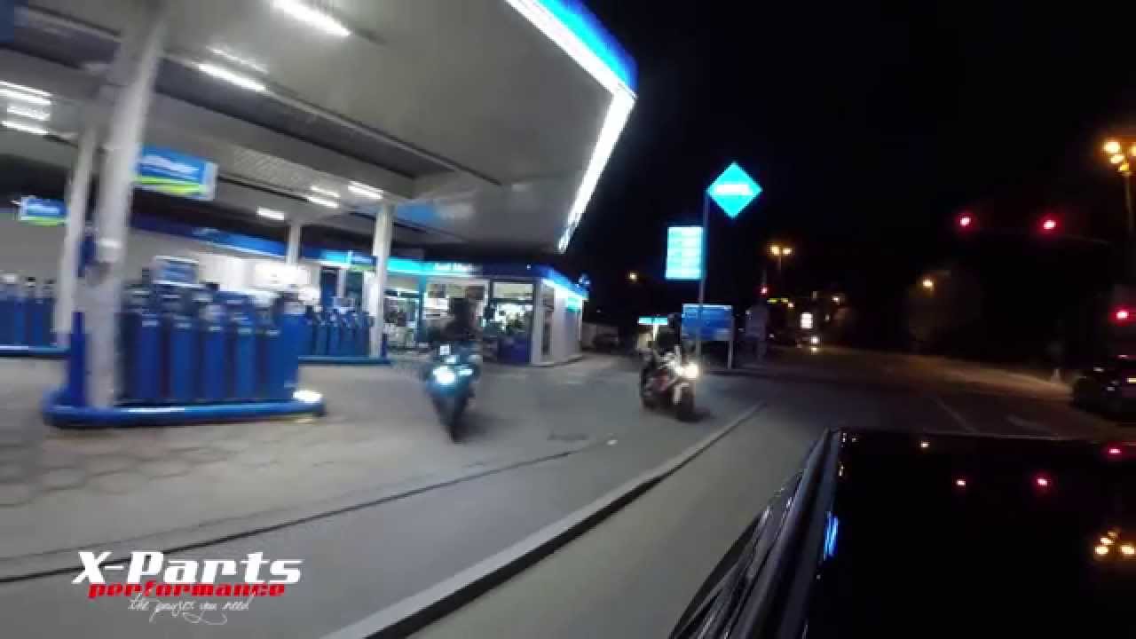 VW Golf VR6 Turbo 850HP (300km/h) vs. BMW S1000RR vs. ZX10R