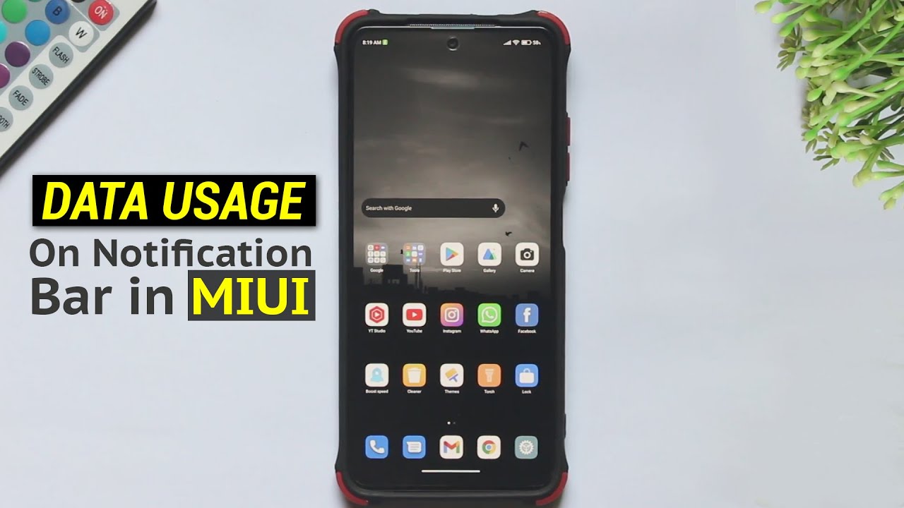 How To Show Data Usage on Notification Bar In MIUI 12.5 - Using Redmi Note 10