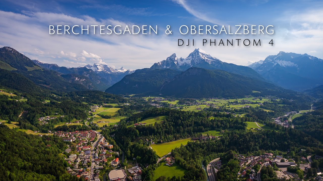 Berchtesgaden & Obersalzberg | DJI Phantom 4 Drone 4K | Cloud Surfing | 2016 & 1945