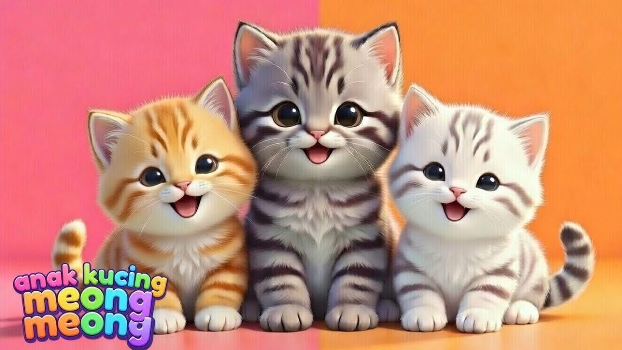 ANAK KUCING MEONG MEONG - Lagu Anak Anak - Lagu Anak & Balita Paling Viral Terpopuler 