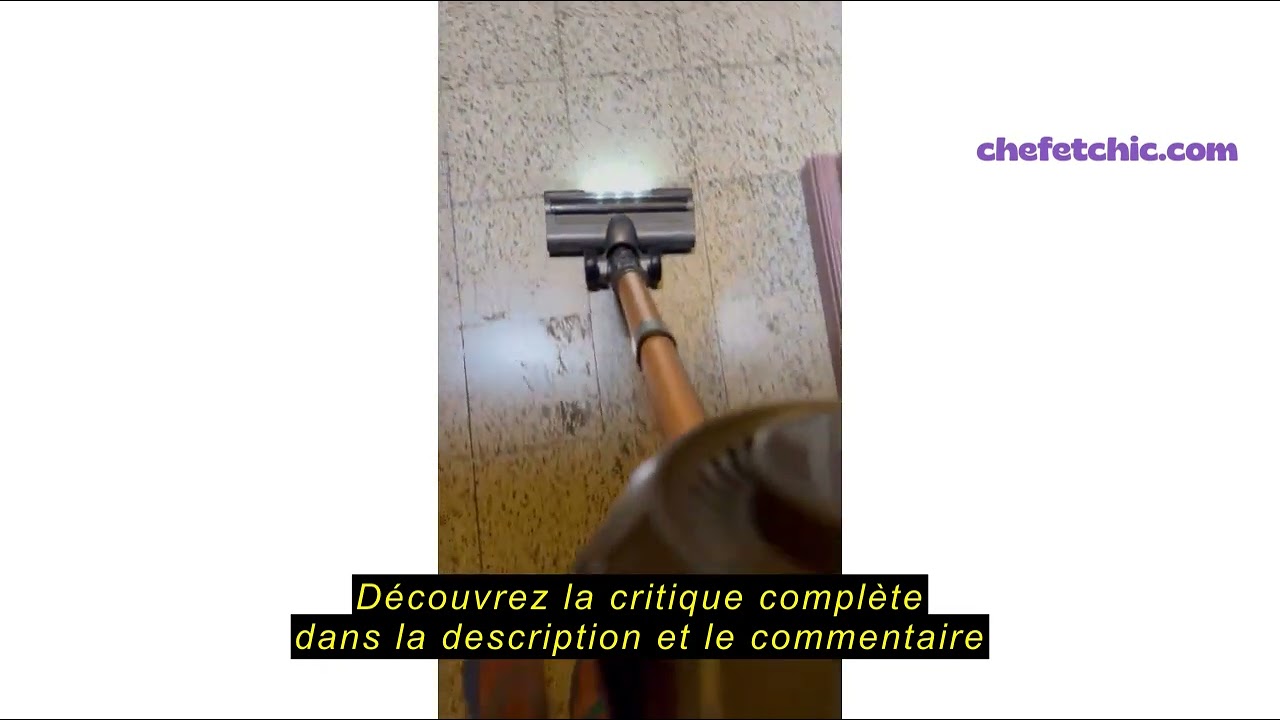 Avis sur la Tdyon 55KPA/600W Aspirateur Balai sans Fil, 55 Minutes Autonomie Aspirateur sans Fil Pui