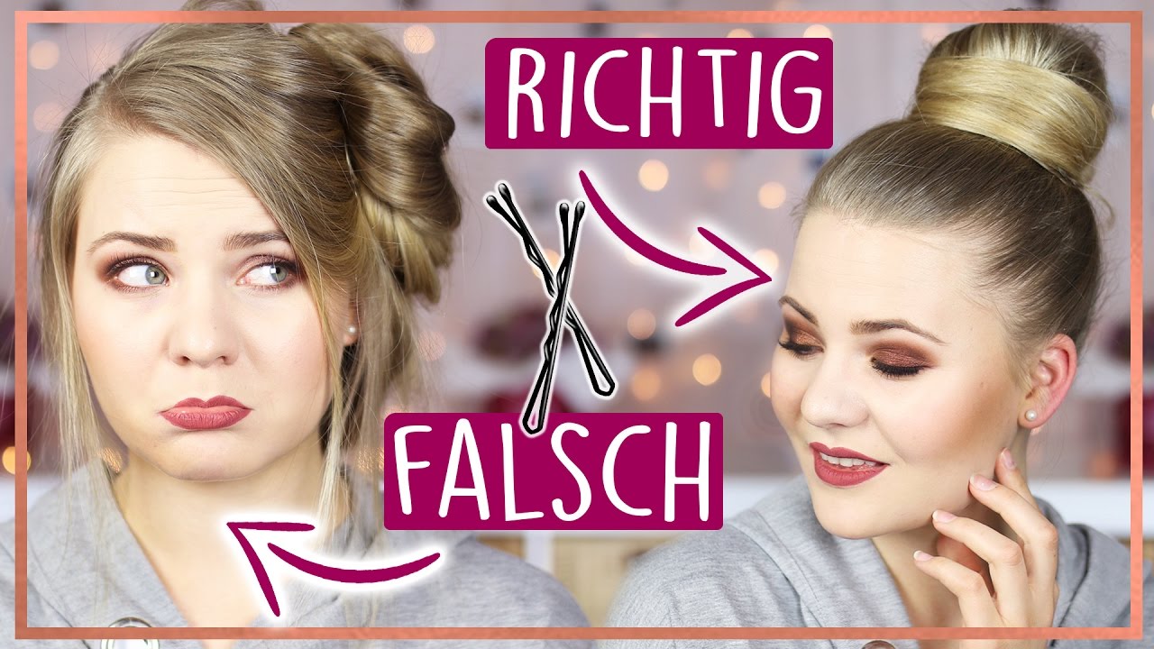 BOBBY PINS & HAARNADELN richtig benutzen! #MayBePerfect