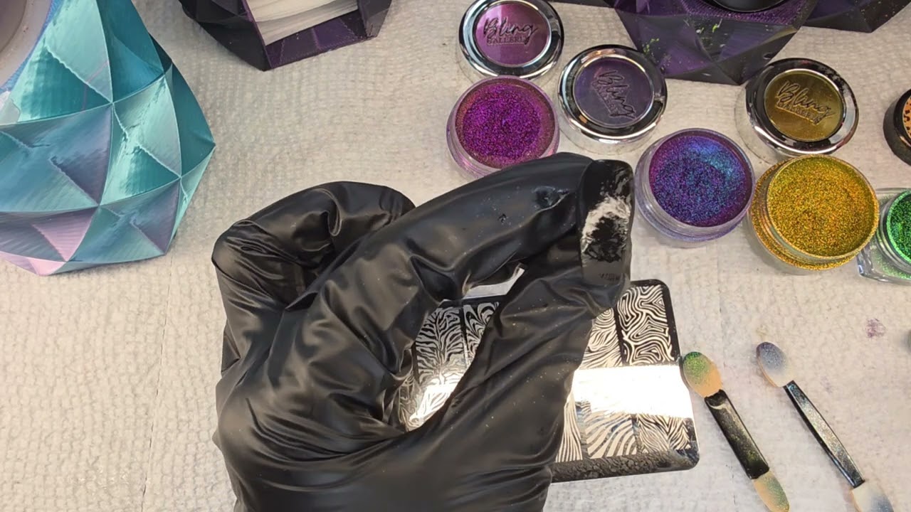 Bling Galleria's New Stamping Gel Two Ways!