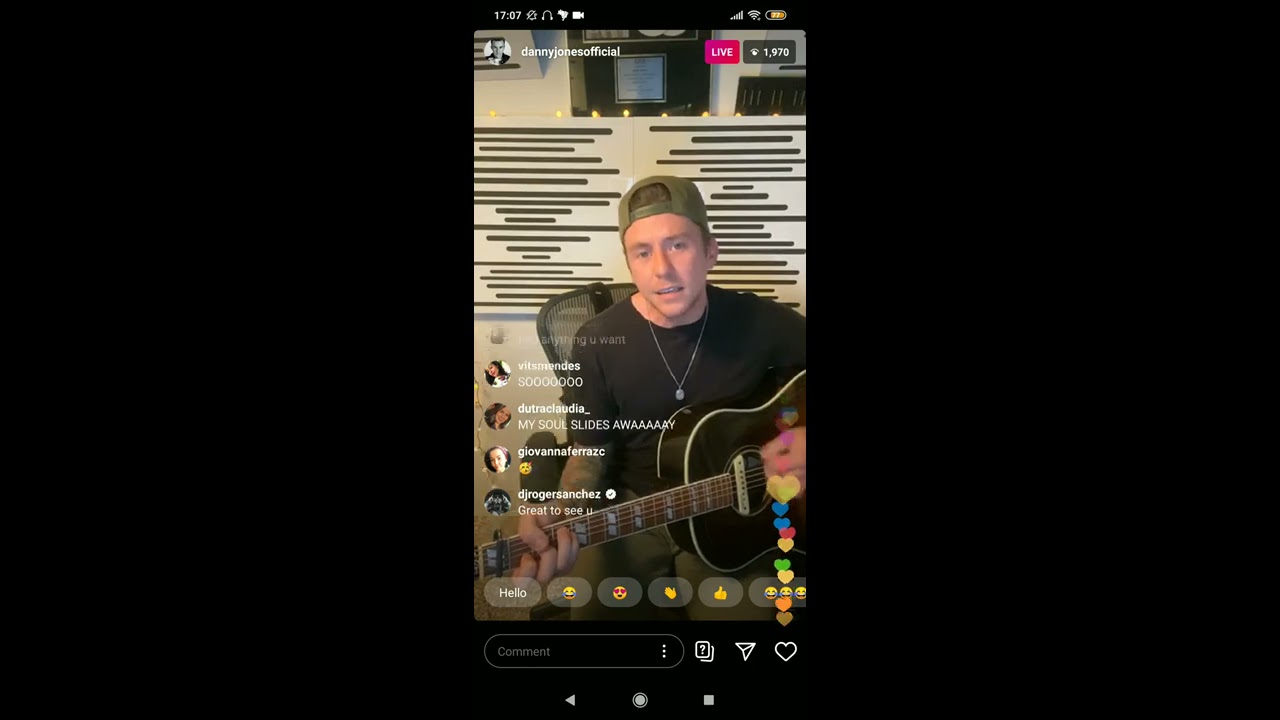Danny Jones from mcfly singing don't look back in anger (oasis cover)