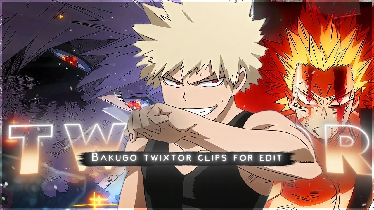 Katsuki Bakugo Twixtor 4K | My Hero Academia Clips(1-8 season ep) | Twixtor Pack