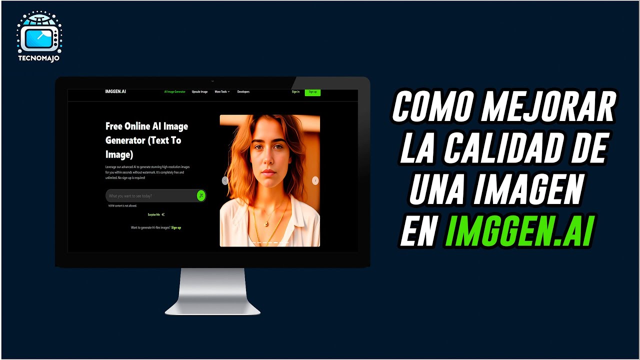 Como Mejorar La Calidad De Una Imagen En || Imaggen.ai