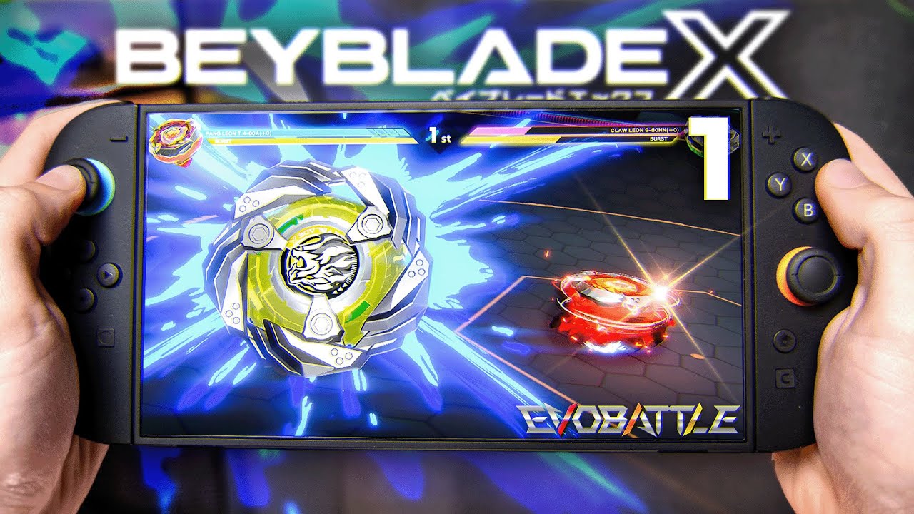 ЭКСТРЕМАЛЬНАЯ ЭВОЛЮЦИЯ!! Геймплей Beyblade EVOBATTLE, часть 1 || Beyblade Nintendo Switch