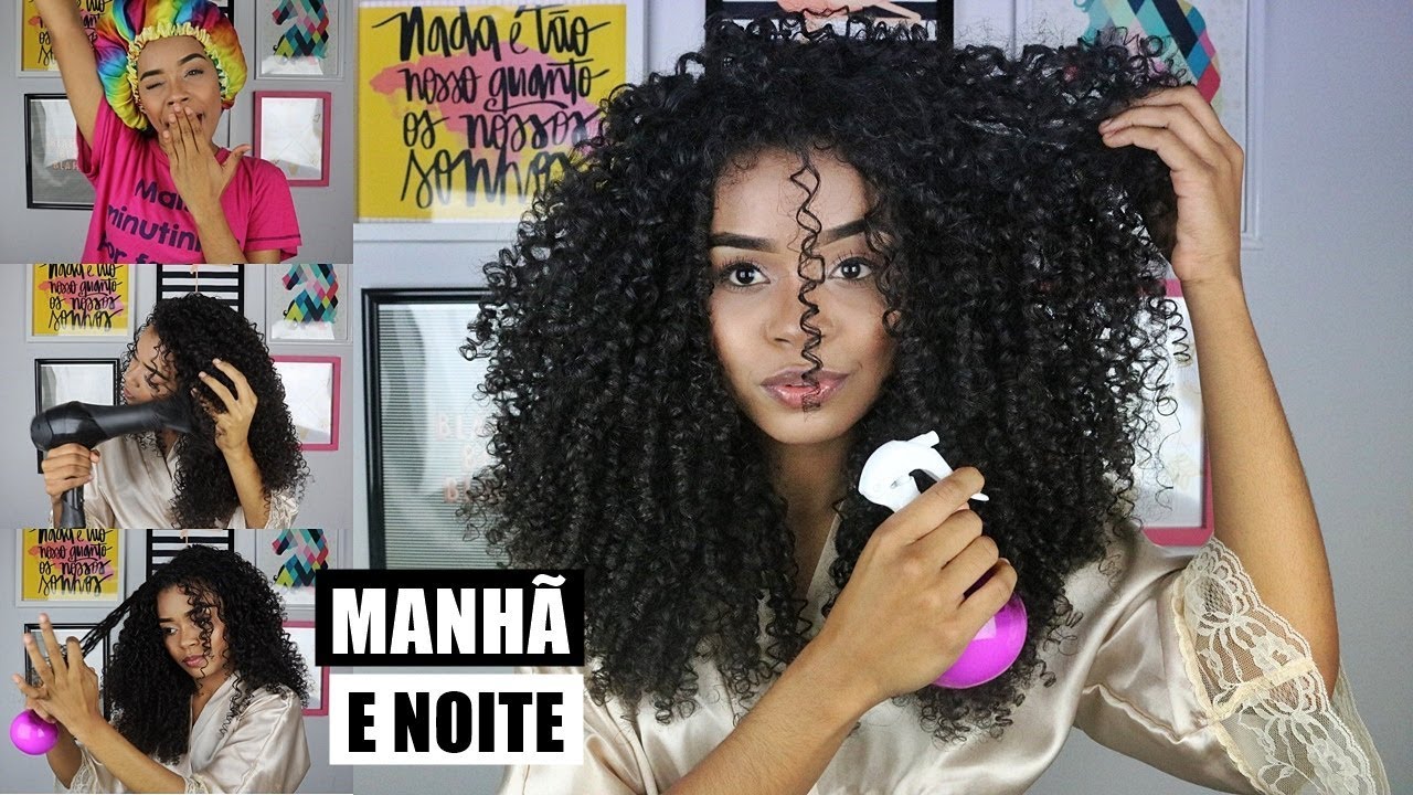 ARRUMANDO OS CACHOS PELA MANHÃ E NOITE | Daniela Santos
