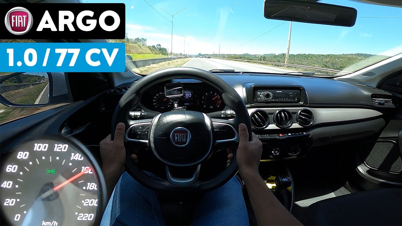 FIAT ARGO 1.0 3 CILINDROS É BOM? ANDA BEM? VALE A PENA COMPRAR EM 2022? TESTE ACELERANDO NA ESTRADA