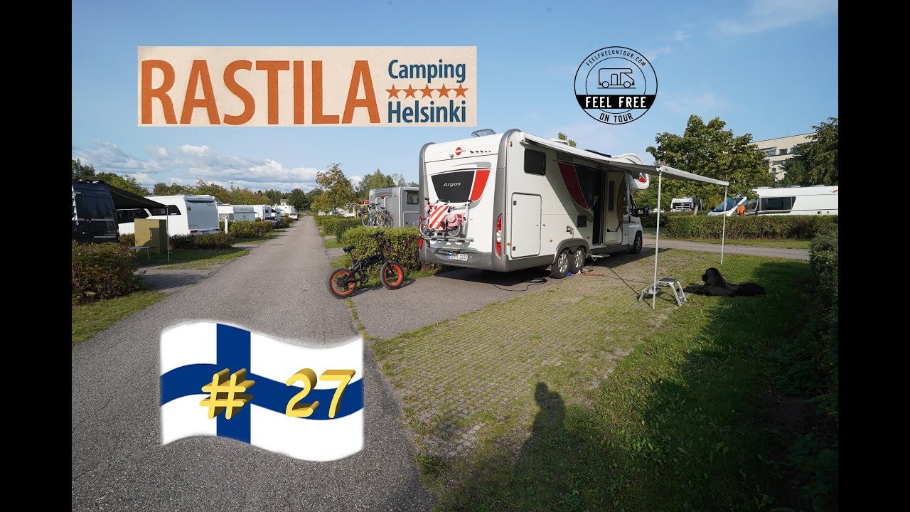 Camping in HELSINKI: ⛺️ Rastila Camping - Finnland Wohnmobil Rundreise #27
