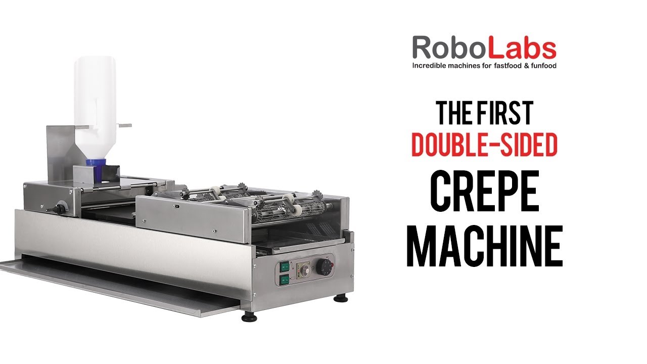 THE FIRST DOUBLE-SIDED CREPE MACHINE