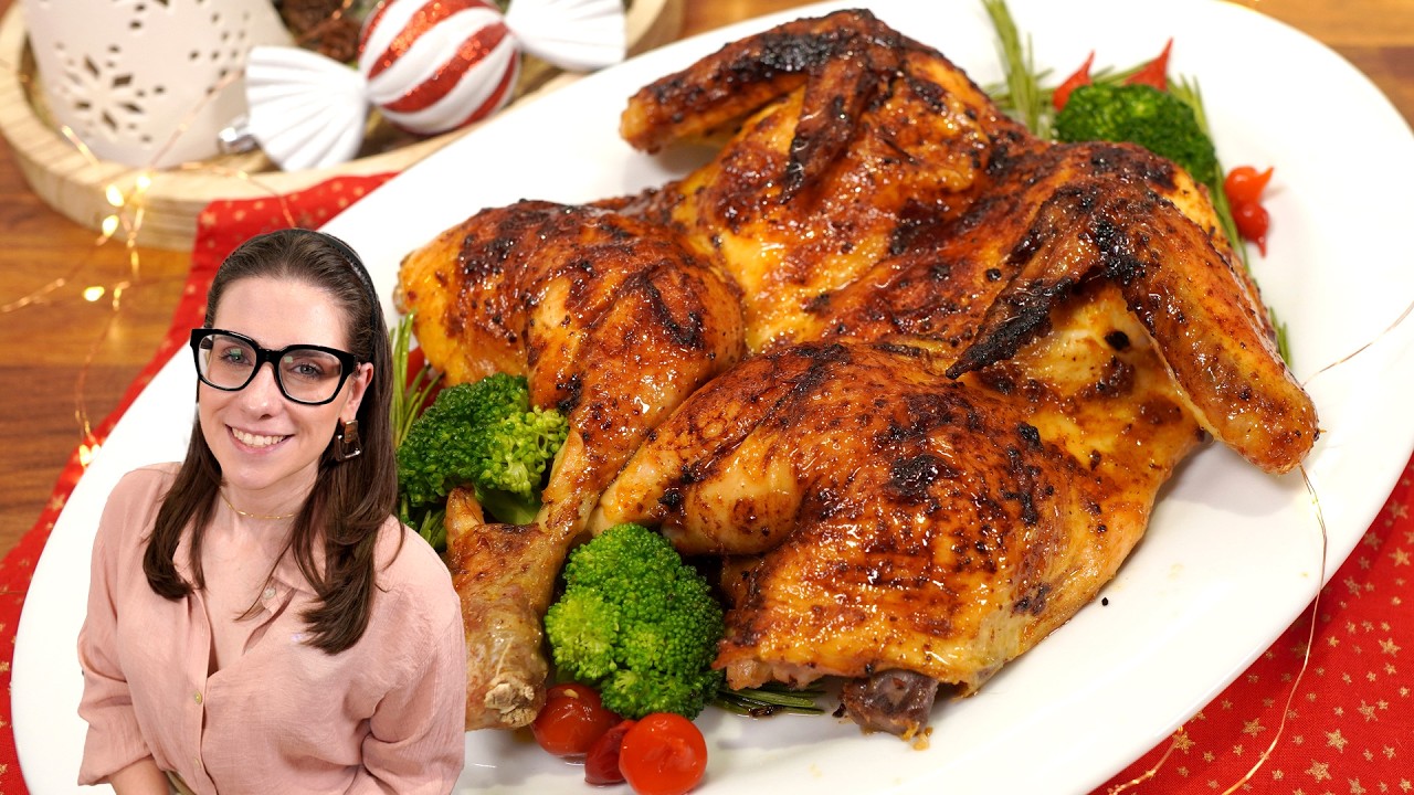 FÁCIL E MUITO MAIS RÁPIDO DE ASSAR, FRANGO ASSADO SUCULENTO BEM TEMPERADO!