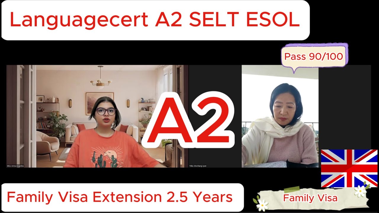 LanguageCert A2 SELT Speaking & Listening || Spouse Visa Extension||  Listening Test