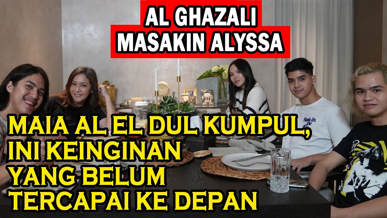 KUMPUL KELUARGA, ALELDUL, ALYSSA, BUNDA MAIA,  KAK AL GHAZALI MASAKIN ALYSSA.