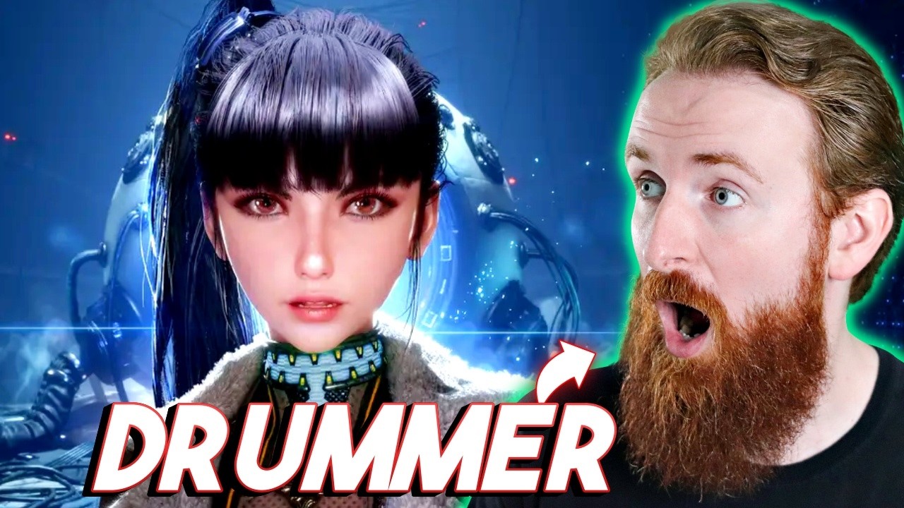 DRUMMER Listens to Stellar Blade Soundtrack | 'Democrawler' Live Performance
