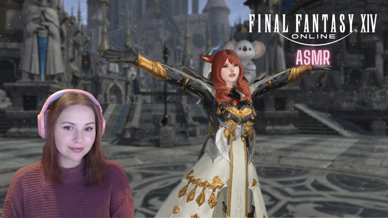 Final Fantasy XIV ASMR 🔮 Exploring Ishgard for the first time (Heavensward whispered gameplay) 🏰