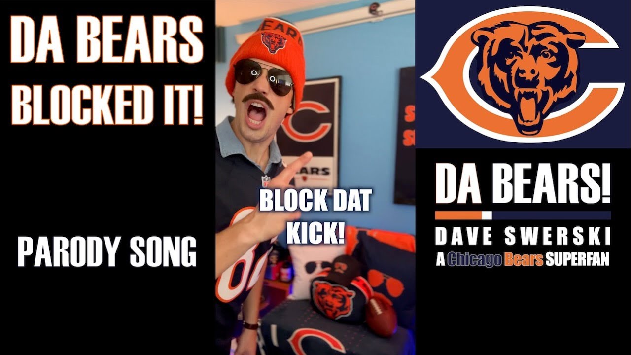 Da Bears Blocked It! 😱🎉 a Chicago Bears Superfan parody song 🎬🕺🏻🐻⬇️