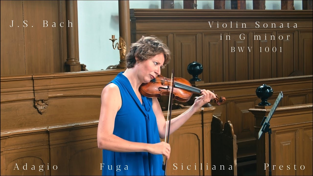 J.S. Bach - Sonata No.1 in G minor BWV 1001 - Cecilia Bernardini