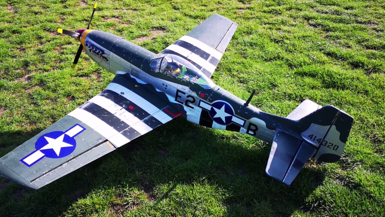 Hangar 9 - P-51D Mustang 20cc ARF 69.5   Erstflug