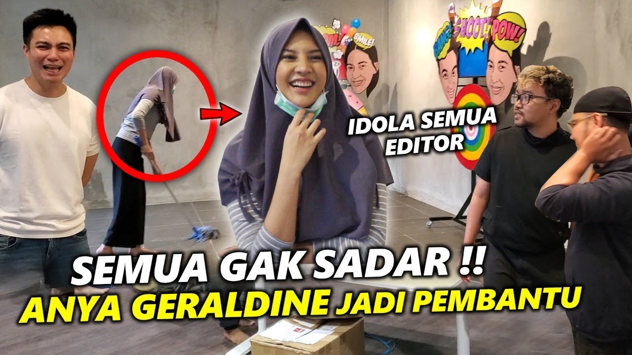 ANYA GERALDINE NYAMAR JADI PEMBANTU BAIM WONG !! SEMUA KAGET ADA PEMBANTU KOK CANTIK BANGET !!