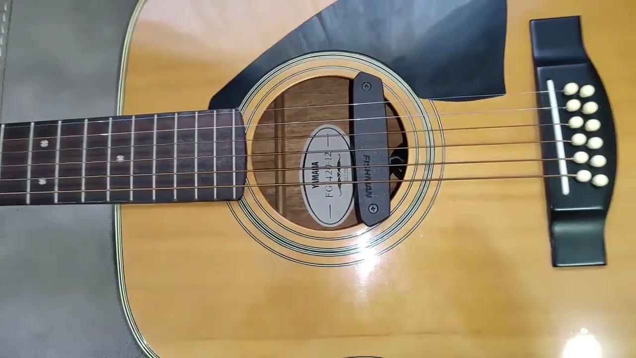 Acoustic Guitar Belly-Bulge (Belly bow) repair YAMAHA FG 420 | Brass Bridge Plate Mate install