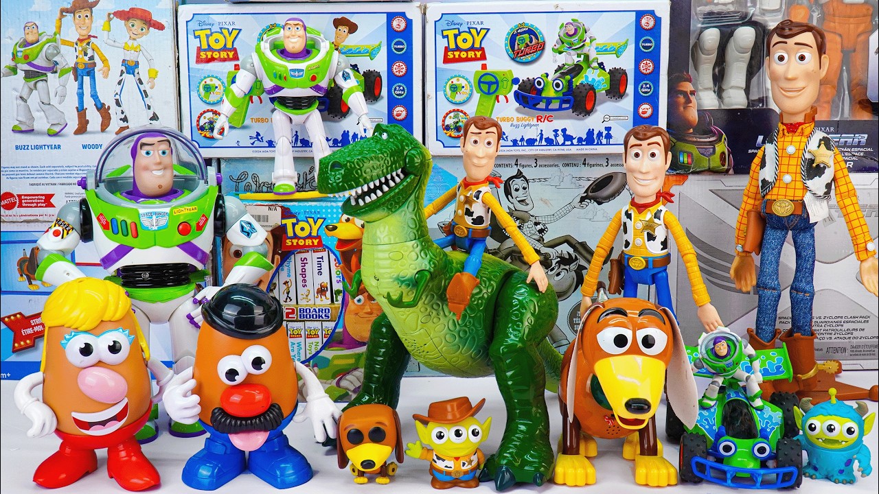 Unboxing Disney Pixar Toy Story toy collection ASMR | Disney Pixar Toy Story Woody & Buzz Lightyear
