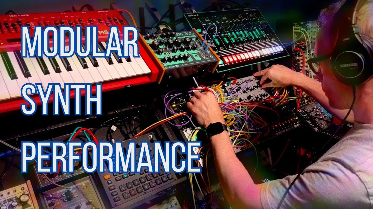Modular synth performance - no loops, no presets, just music #modularsynth #eurorack #synth #jam