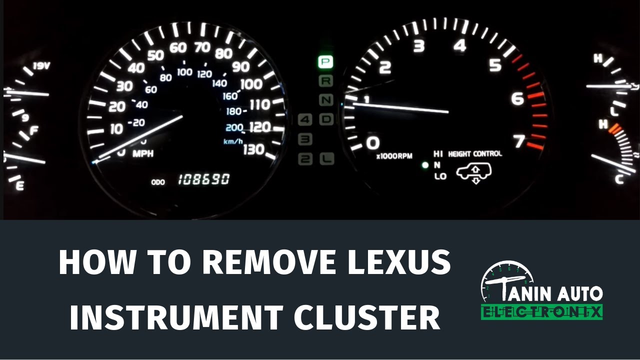 Instrument Cluster Removal for 2003-2007 Lexus LX470 & Toyota Land Cruiser for Gauge Repair | TAE