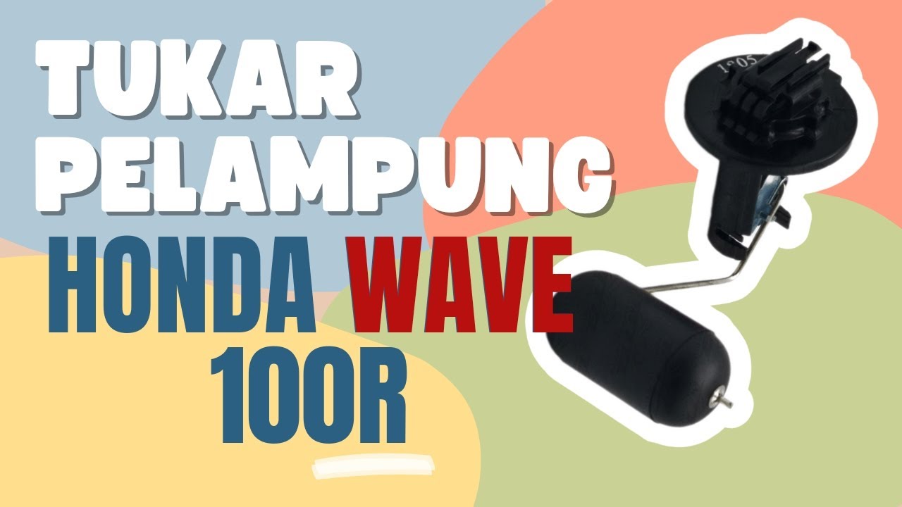 Tukar pelampung minyak Honda Wave 100 R | Ganti pelampung OLI Honda SUPRA FIT 100