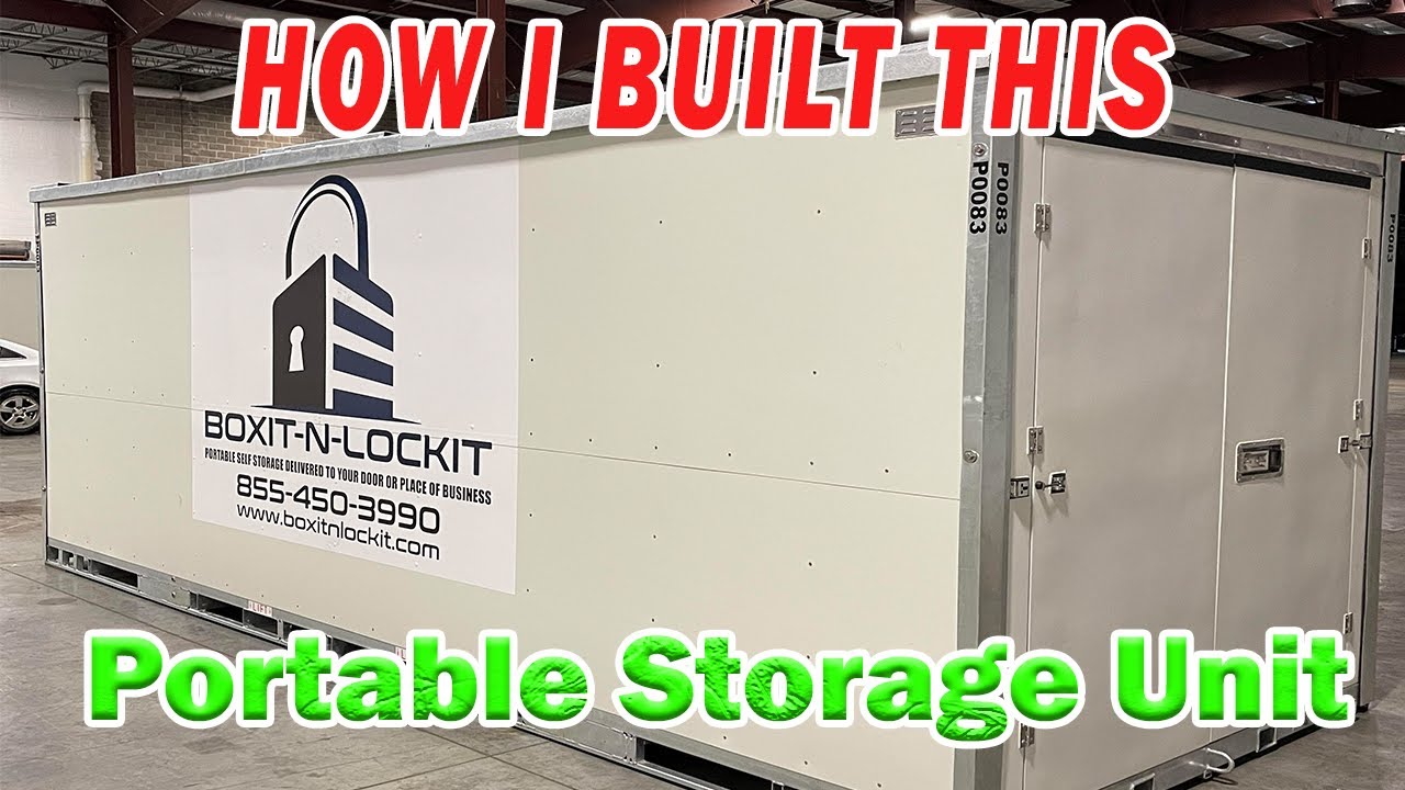 How I Built 12 Brand New Portable Self Storage Units - Episode 13 of Building a Self Storage Bus.