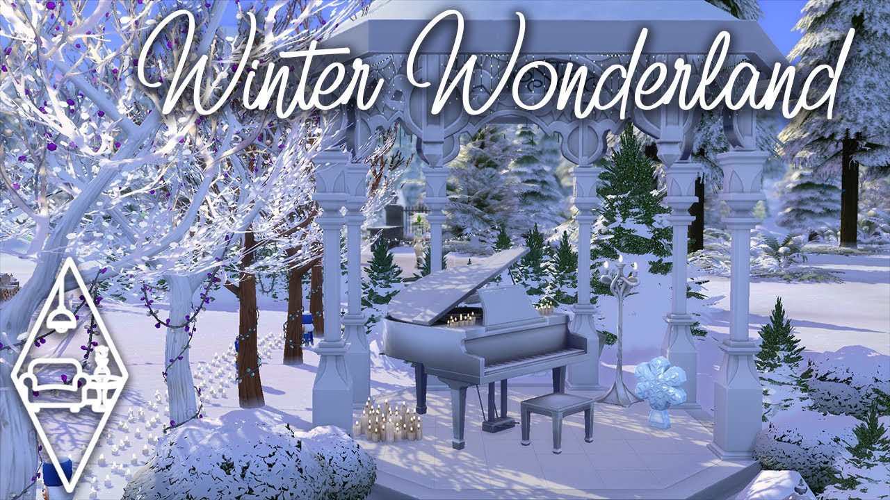 WINTER WONDERLAND | +CC | The Sims 4 | Stop Motion Build