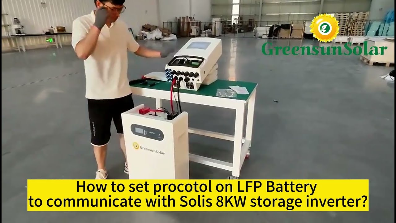 💥How to connect LFP Battery with Solis LV 8KW storage inverter and communicate with it?💥