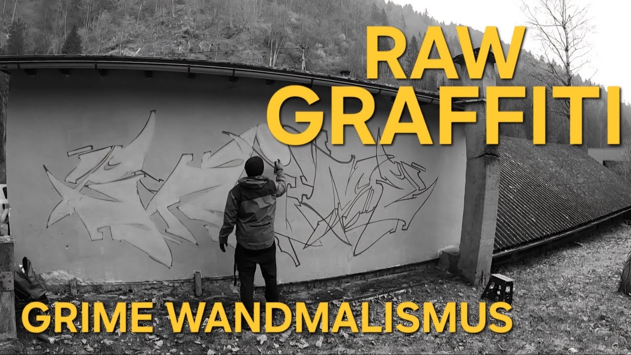 RAW GRAFFITI - ASMR - GRIME WANDMALISMUS