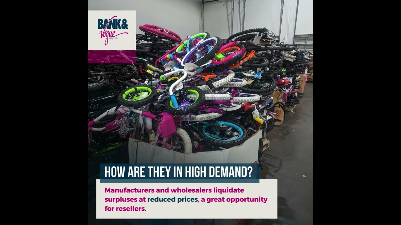 Overstock & Store Return Bikes | Bank & Vogue Products & Services