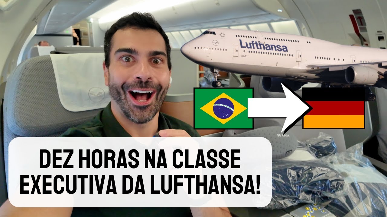 Minha Experiência Completa Viajando na Classe Executiva do Boeing 747 da Lufthansa