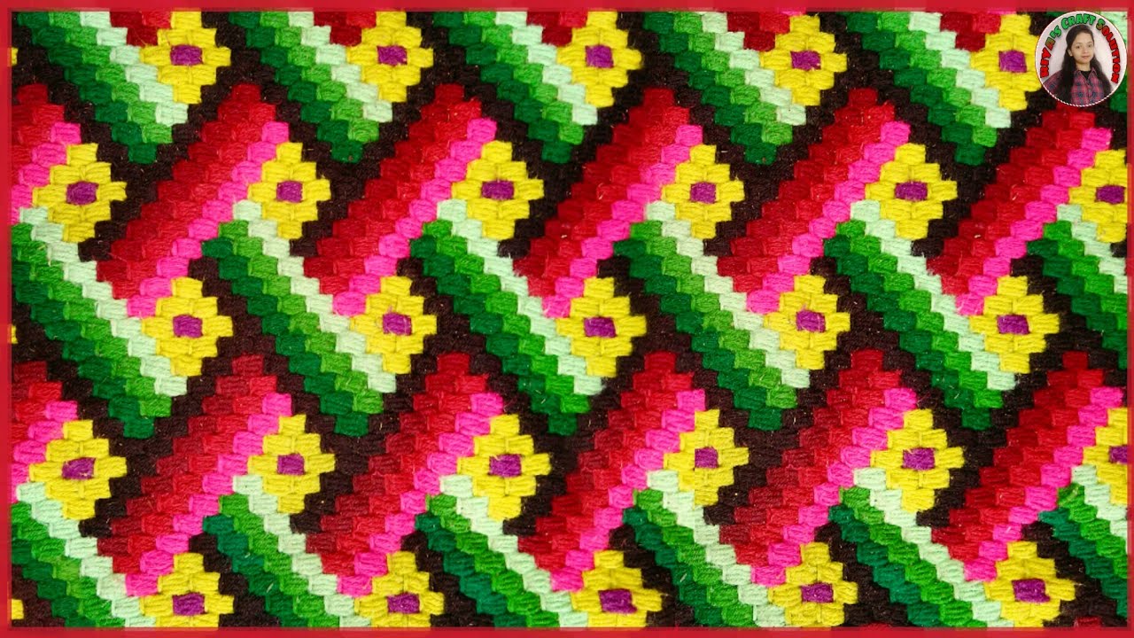 Unique 3D complete ason design/নতুন 3D ভরাট আসন/New woolen bhorat ason design/3D design rugs/3D Ason