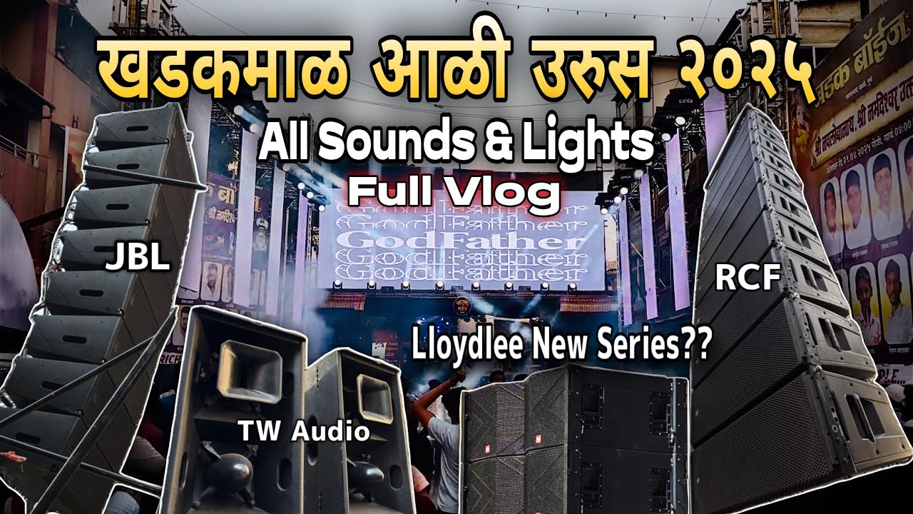 Khadakmal Aali Urus 2025😍| Indian & International Brands🔊| Beautiful Structures⚡️| 21/04/2025