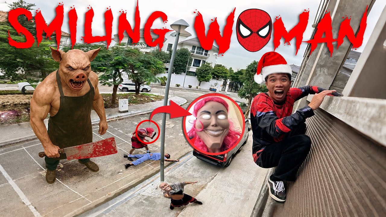 ESCAPING SMILING WOMAN 62.0 | Parkour Pov Horror Film| By B2F Viet Nam