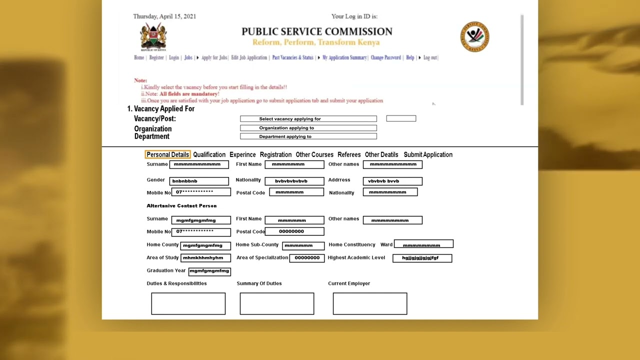 How to apply for PSC job online
