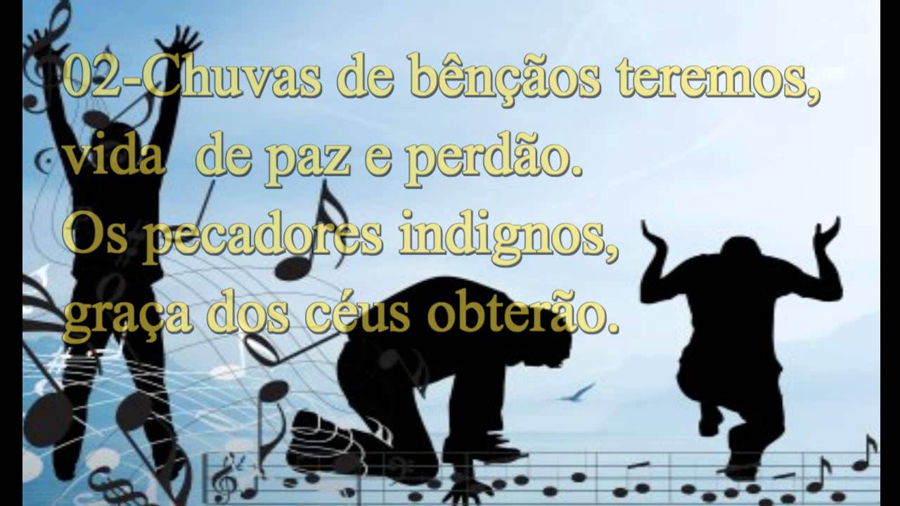 168 Chuvas de bençãos Play Back Cantor Cristão
