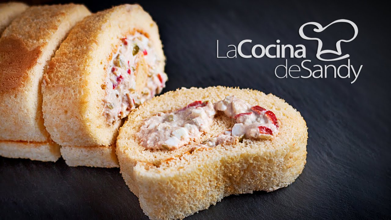Pionono de Atun en 10 minutos en recetas de comidas faciles