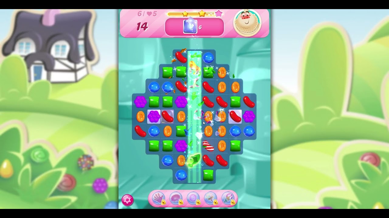 candy crush saga gameplay level 6