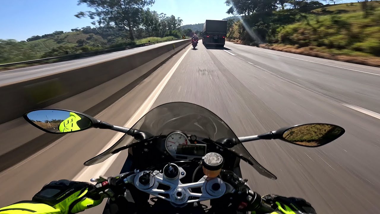 OLHA O QUE O CAMINHONEIRO FEZ 😡 | VIAGEM DE SP A MG DE S1000RR, ENCONTRO DE MOTO SÃO LOURENÇO