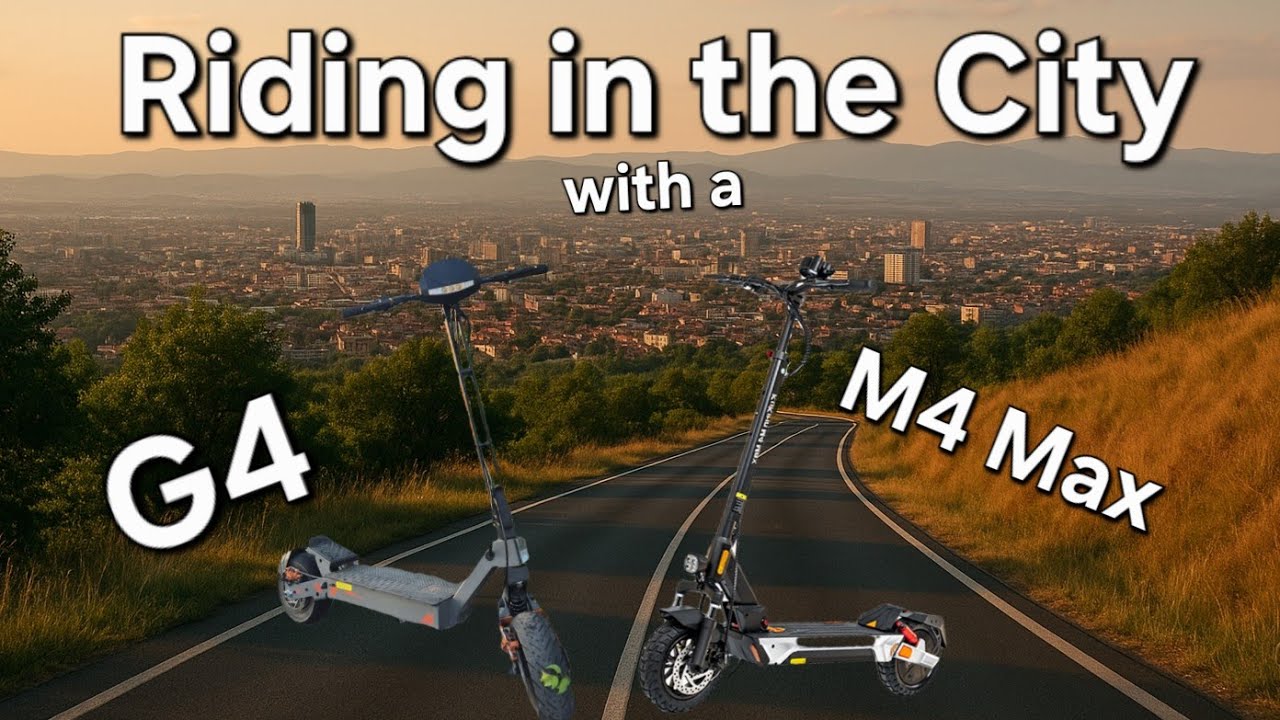Riding in the City with the Kukirin M4 Max and G4